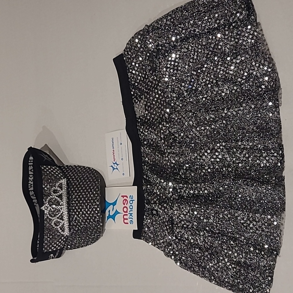 Sparkle Athletic running skirt and Headsweat Princess visor